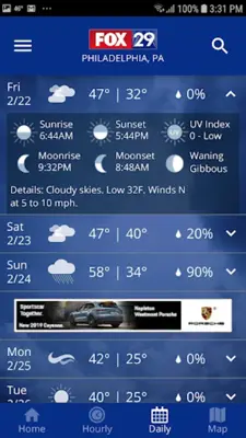 FOX 29 Philadelphia Weather android App screenshot 0