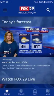 FOX 29 Philadelphia Weather android App screenshot 3